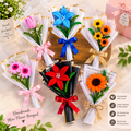 Handmade Mini Flower Bouquet – Colorful Artificial Flower Gift Arrangement